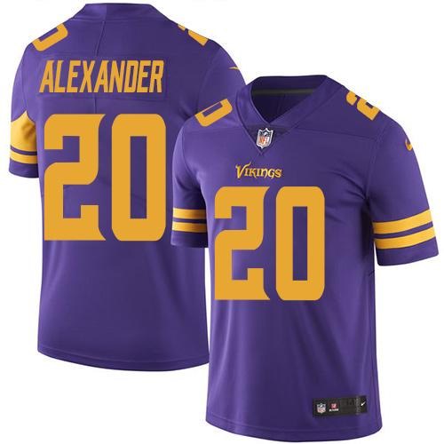  Vikings 20 Mackensie Alexander Purple Color Rush Limited Jersey