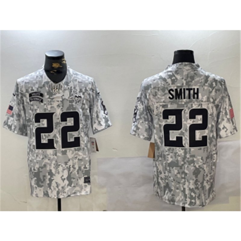 Nike Vikings 22 Harrison Smith Arctic Camo 2024 F.U.S.E. Salute to Service Limited Jersey