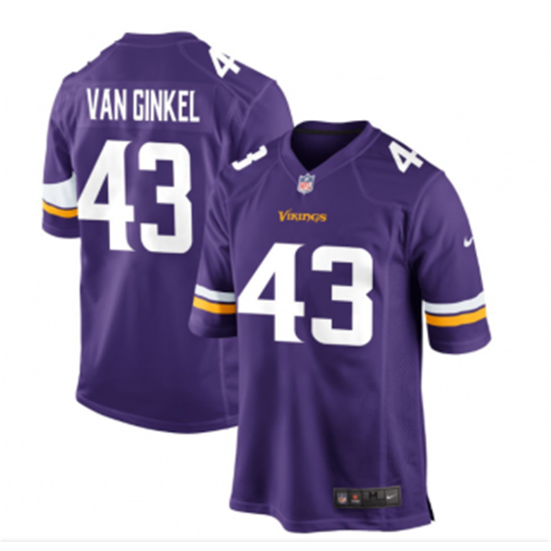 Nike Vikings 43 Andrew Van Ginkel Purple Vapor Untouchable Limited Jersey