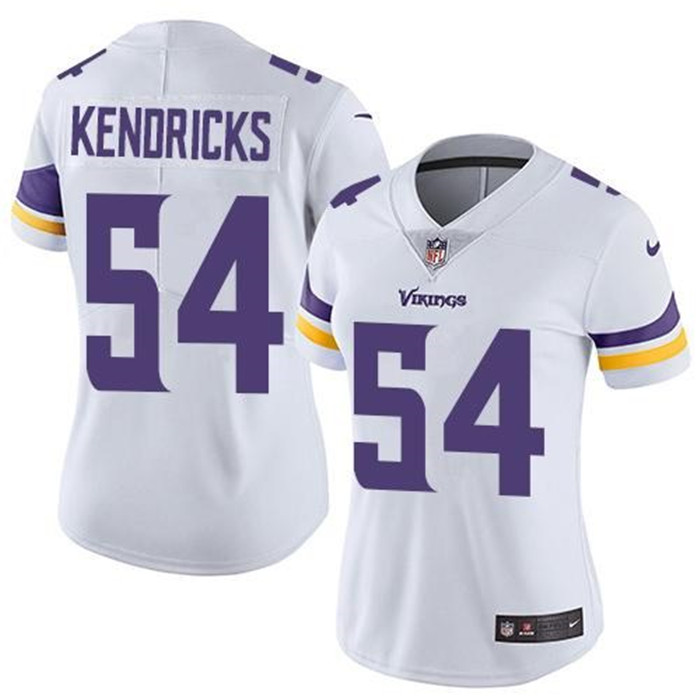  Vikings 54 Eric Kendricks White Women Vapor Untouchable Limited Jersey