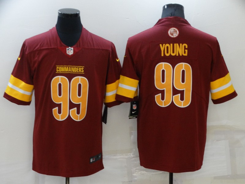 Nike Washington Commanders 99 Chase Young Burgundy Vapor Untouchable Limited Jersey