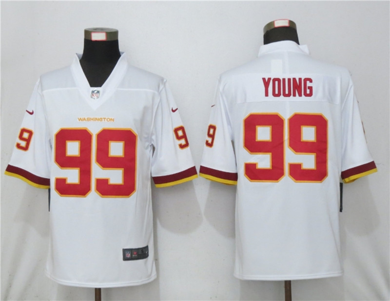 Nike Washington Football Team 99 Chase Young White Vapor Untouchable Limited Jersey