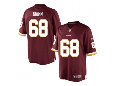  Washington Redskins 68 Russ Grimm Burgundy Red Limited Jersey