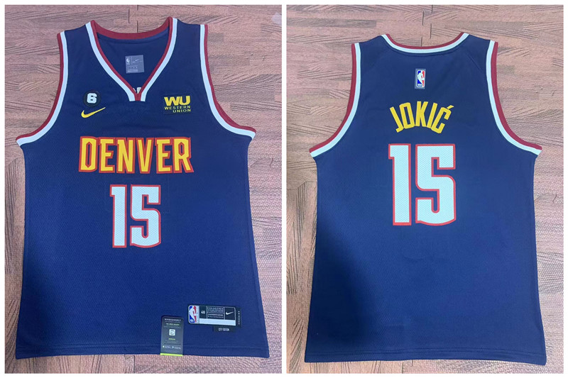 Nuggets 15 Nikola Jokic Nike Swingman Jersey