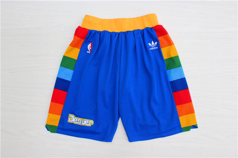 Nuggets Blue Hardwood Classics Shorts