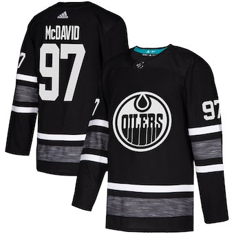 Oilers 97 Connor McDavid Black 2019 NHL All Star Game  Jersey
