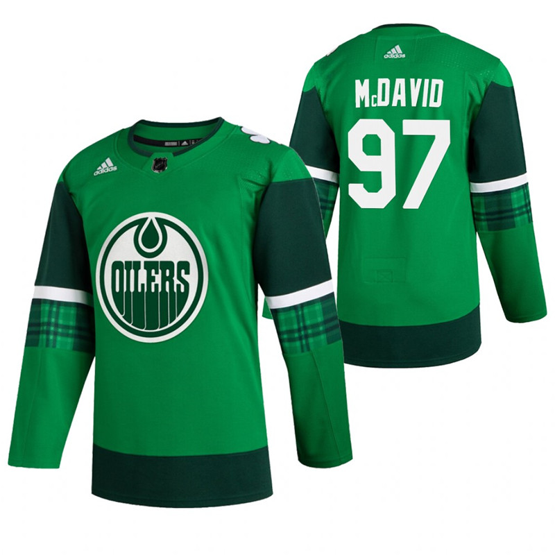 Oilers 97 Connor McDavid Green 2020 Adidas Jersey