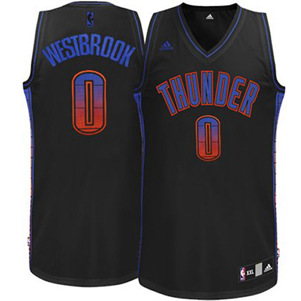 Oklahoma City Thunder 0 Russell Westbrook 2015 Vibe New Swingman Fashion Jersey