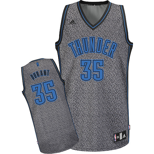 Oklahoma City Thunder 35 Kevin Durant Static Fashion Swingman Jersey