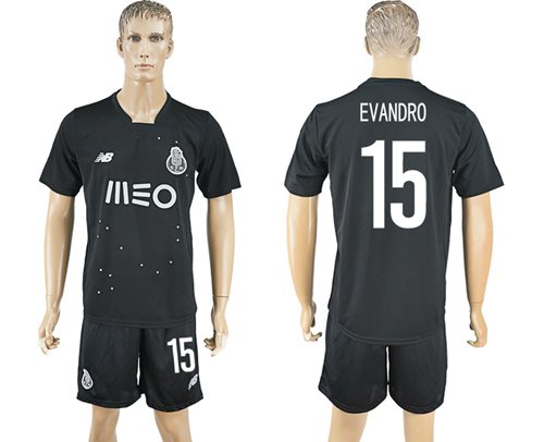 Oporto 15 Evandro Away Soccer Club Jersey