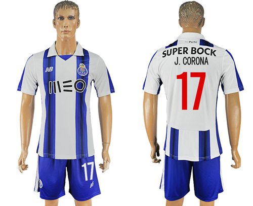 Oporto 17 J Corona Home Soccer Club Jersey