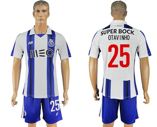 Oporto 25 Otavinho Home Soccer Club Jersey