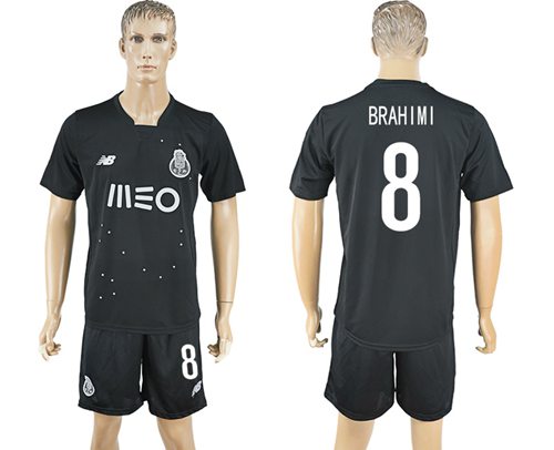 Oporto 8 Brahimi Away Soccer Club Jersey