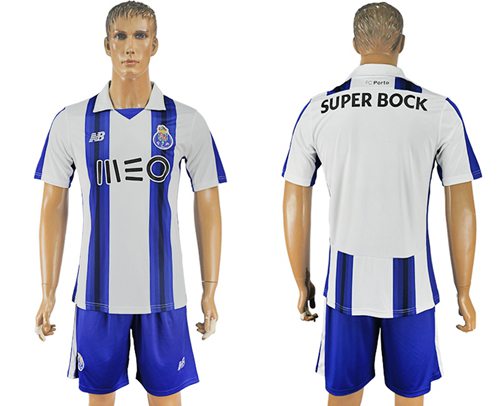 Oporto Blank Home Soccer Club Jersey