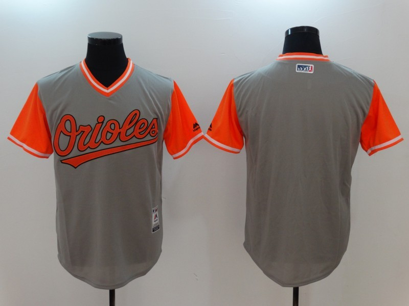 Orioles Majestic Gray 2017 Players Weekend Team Jersey