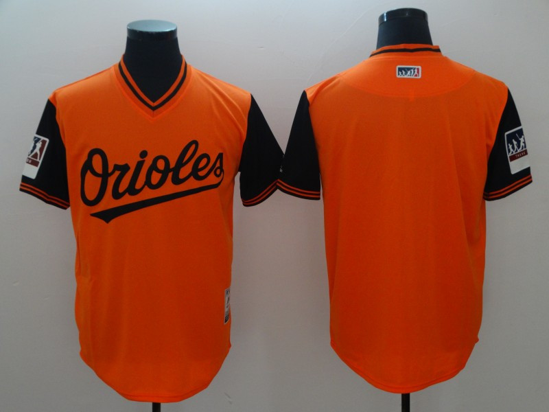 Orioles Orange 2018 Players' Weekend Authentic Team Jersey