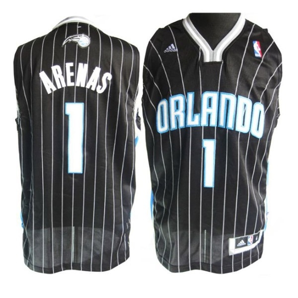 Orlando Magic #1 Gilbert Arenas Soul Swingman Black Jersey