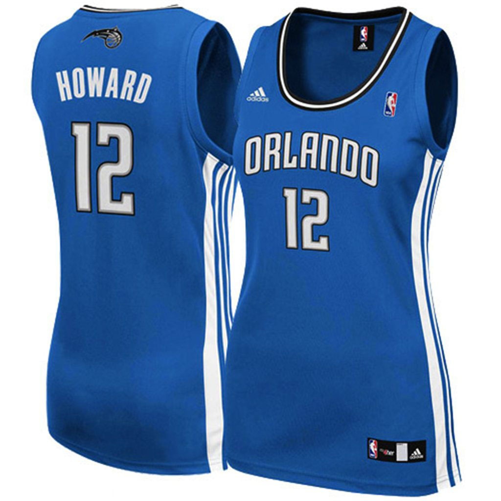 Dwight Howard Orlando Magic #12 Women's Blue Jersey