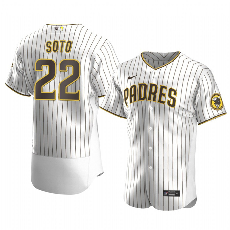 Padres 22 Juan Soto White Nike Flexbase Jersey