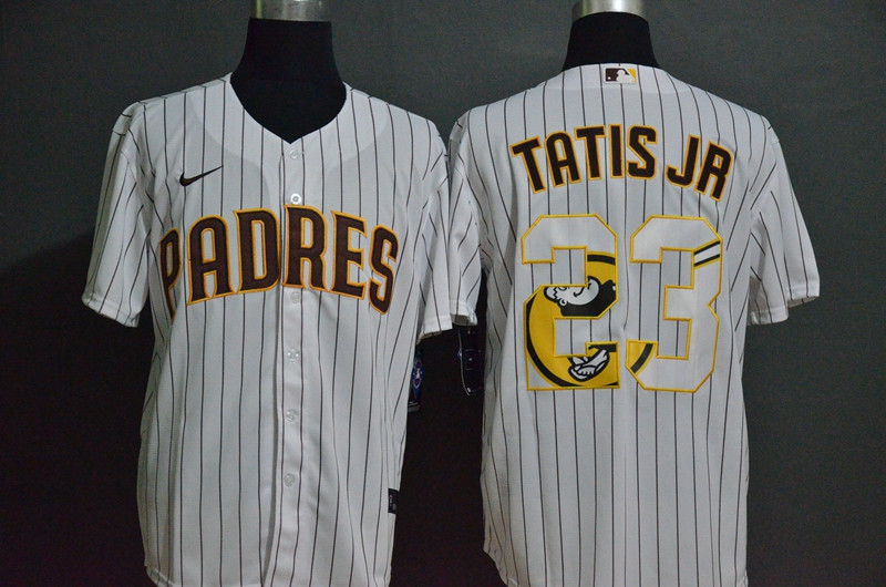 Padres 23 Fernando Tatis Jr. White 2020 Nike Cool Base Fashion Jersey