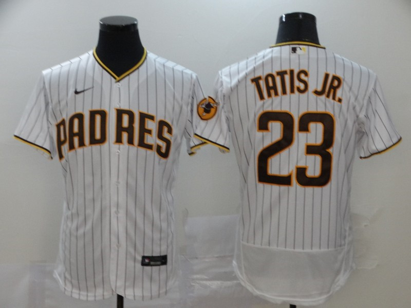 Padres 23 Fernando Tatis Jr. White Nike 2020 Flexbase Jersey