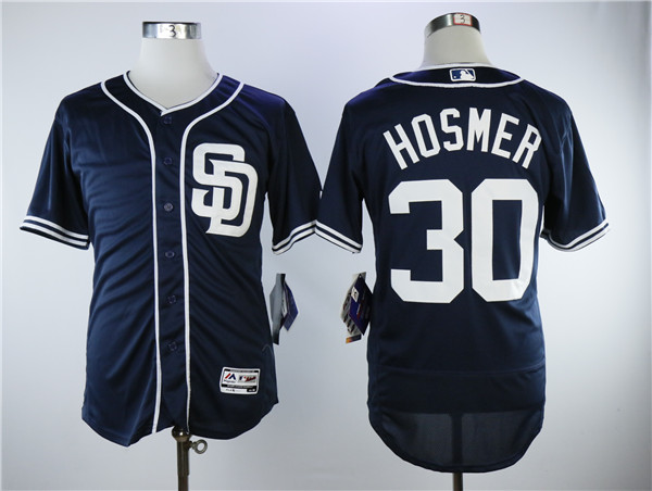 Padres 30 Eric Hosmer Navy Flexbase Jersey