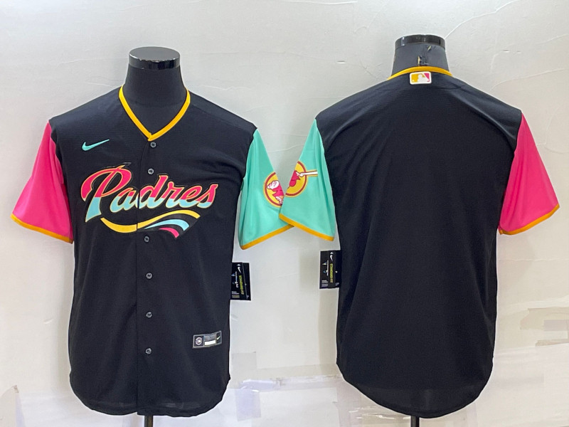 Padres Blank Black Nike 2022 City Connect Cool Base Jersey
