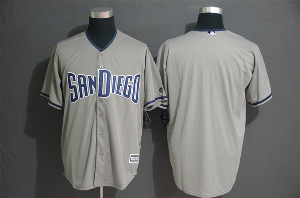 Padres Blank Gray FlexBase Jersey