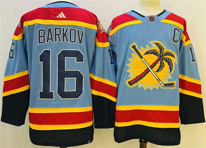 Panthers 16 Aleksander Barkov Blue Reverse Retro Adidas Jersey