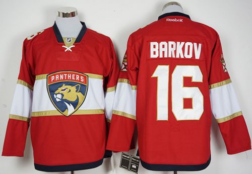 Panthers 16 Aleksander Barkov Red New Stitched NHL Jersey