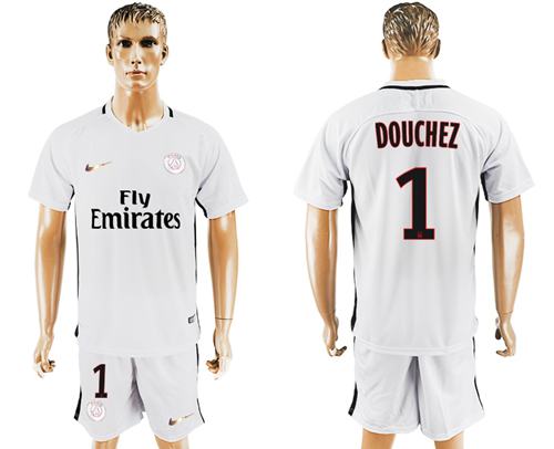 Paris Saint Germain 1 Douchez Sec Away Soccer Club Jersey