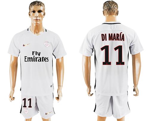 Paris Saint Germain 11 Di Maria Sec Away Soccer Club Jersey