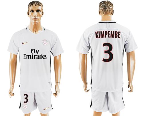 Paris Saint Germain 3 Kimpembe Sec Away Soccer Club Jersey