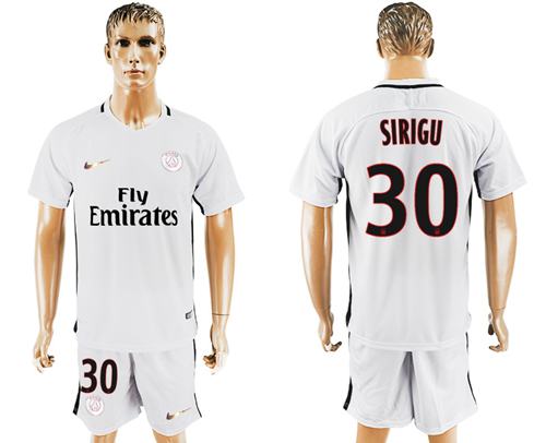 Paris Saint Germain 30 Sirigu Sec Away Soccer Club Jersey