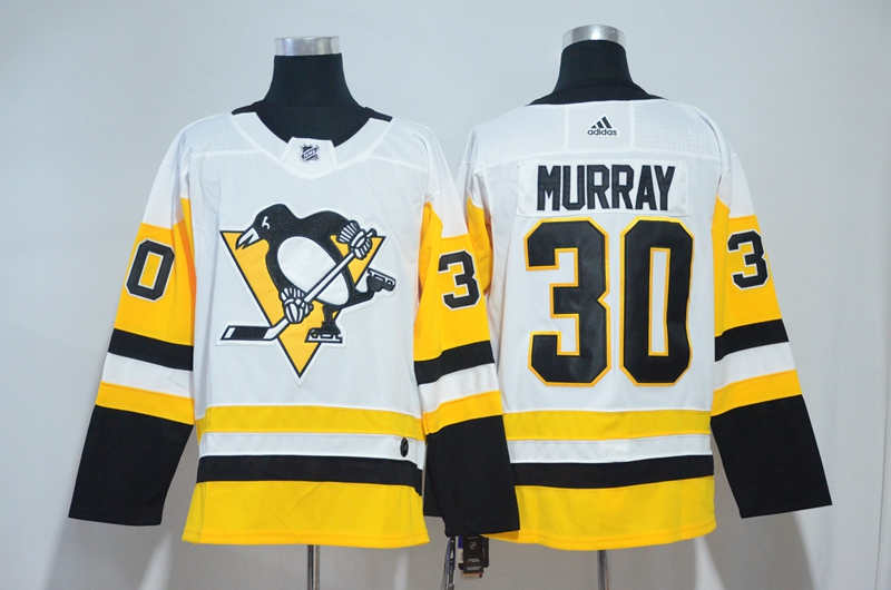 Penguins 30 Matt Murray White  Jersey