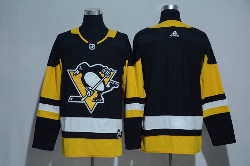 Penguins Blank Black  Jersey