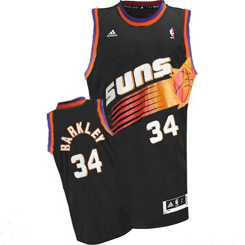 Phoenix Suns #34 Charles Barkley Soul Swingman Black Jersey