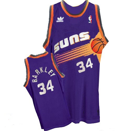 Phoenix Suns #34 Charles Barkley Soul Swingman Purple Jersey