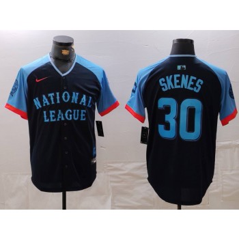 Pirate 30 Paul Skene Black 2024 All Star Nike Cool Base Men Jersey