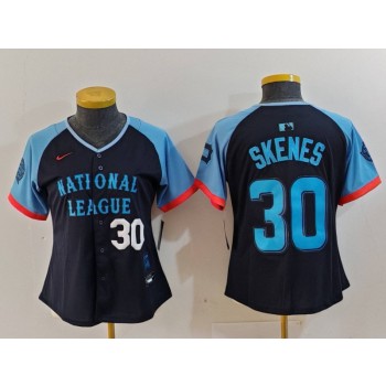 Pirate 30 Paul Skene Black 2024 All Star Nike Cool Base Women Jersey