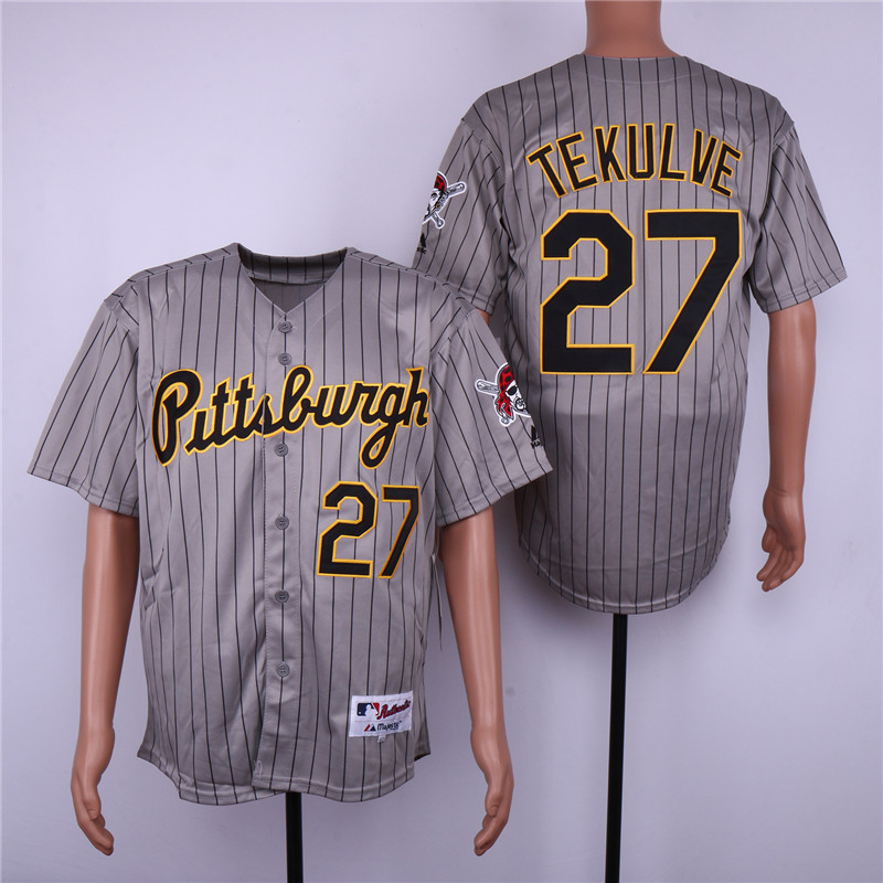 Pirates 27 Kent Tekulve Gray 1997 Turn Back The Clock Jersey