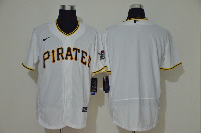 Pirates Blank White 2020 Nike Flexbase Jersey