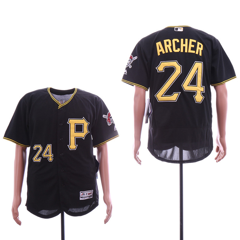 Pirates Chris Archer Black Flexbase Jersey