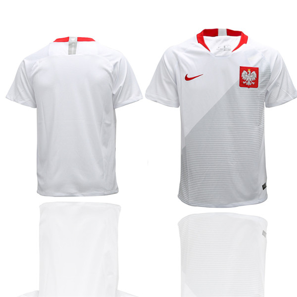 Poland Home 2018 FIFA World Cup Thailand Soccer Jersey