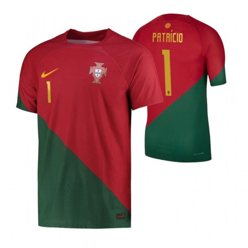 Portugal 1 PATRICIO Home 2022 FIFA World Cup Thailand Soccer Jersey