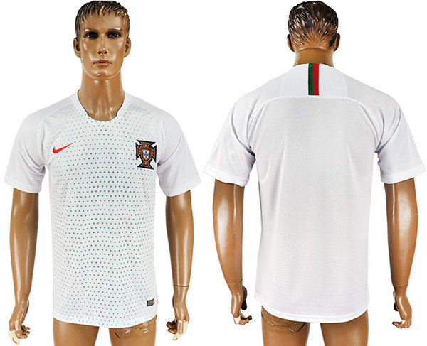 Portugal Away 2018 FIFA World Cup Thailand Soccer Jersey