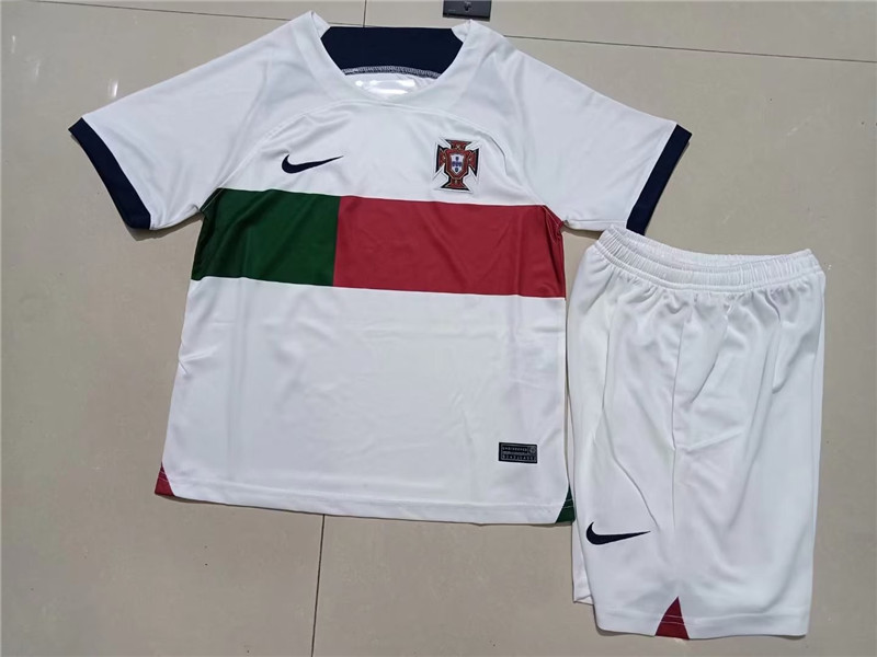 Portugal Blank Away 2022 2023 FIFA World Cup Qatar Soccer Jersey