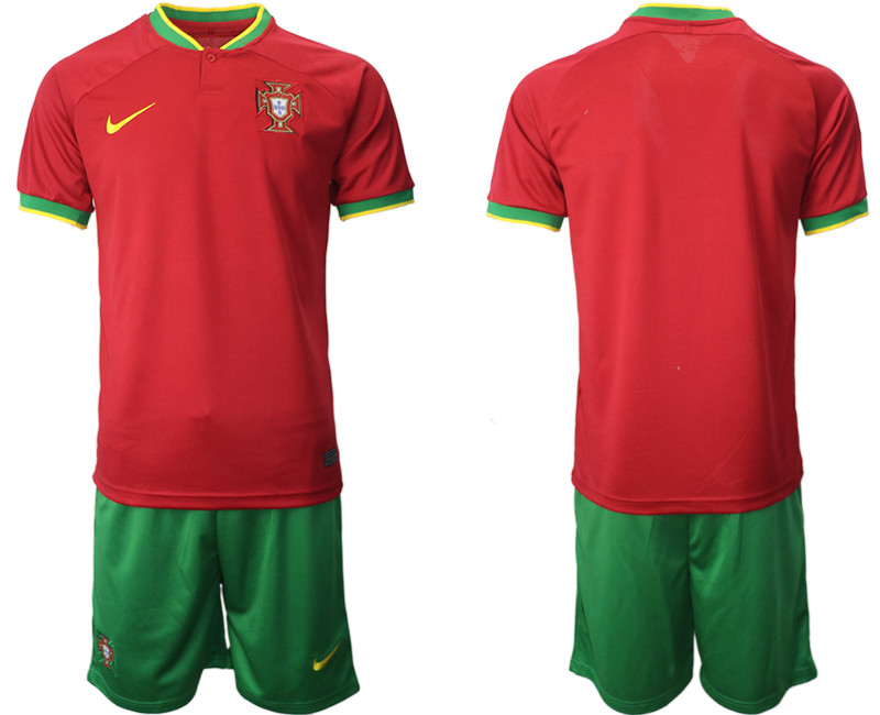 Portugal Blank Home 2022 FIFA World Cup Qatar Soccer Jersey