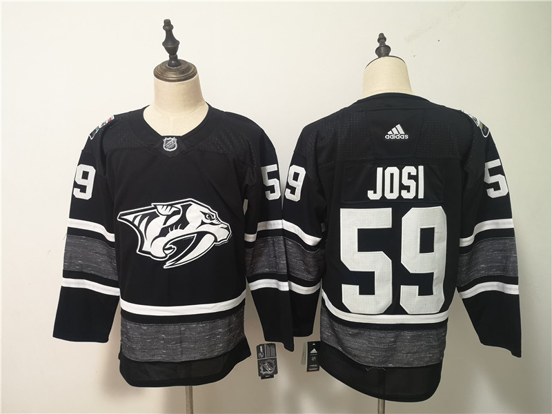 Predators 59 Roman Josi Black 2019 NHL All Star Game Adidas Jersey