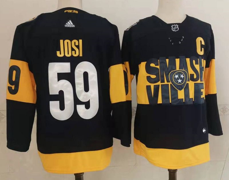 Predators 59 Roman Josi Navy 2022 NHL Stadium Series Adidas Jersey